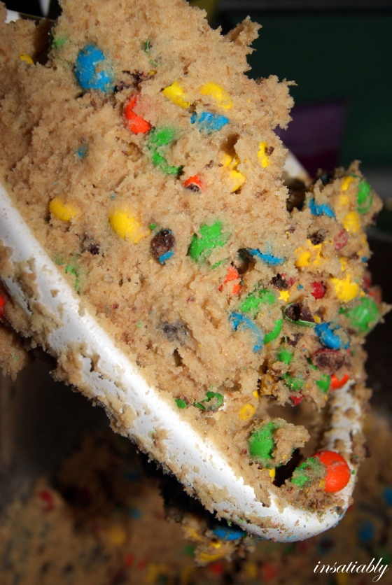 Rainbow Mini M&M Cookies